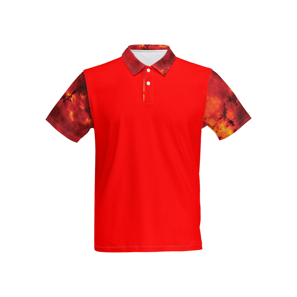 Bailees Black Reddish Classic Fit Short-Sleeve Polo Shirt