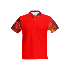 Bailees Black Reddish Classic Fit Short-Sleeve Polo Shirt