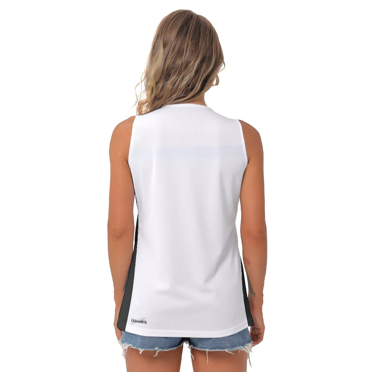 All-Over Print Women's Sleeveless V-Neck Top