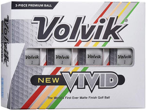 Volvik 2020 Vivid Golf Balls #1-#4 12-Ball Pack