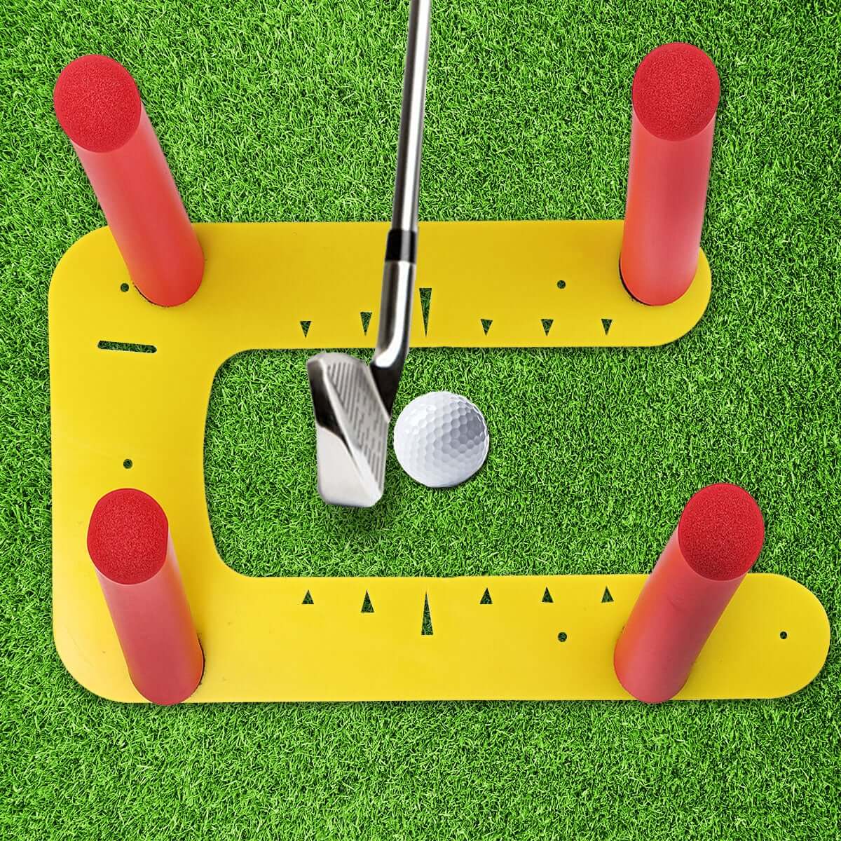 Golf Alignment Trainer Removable Aid Swing Training Speed Trap Practice Base Outdoor Sport Golf Accessories