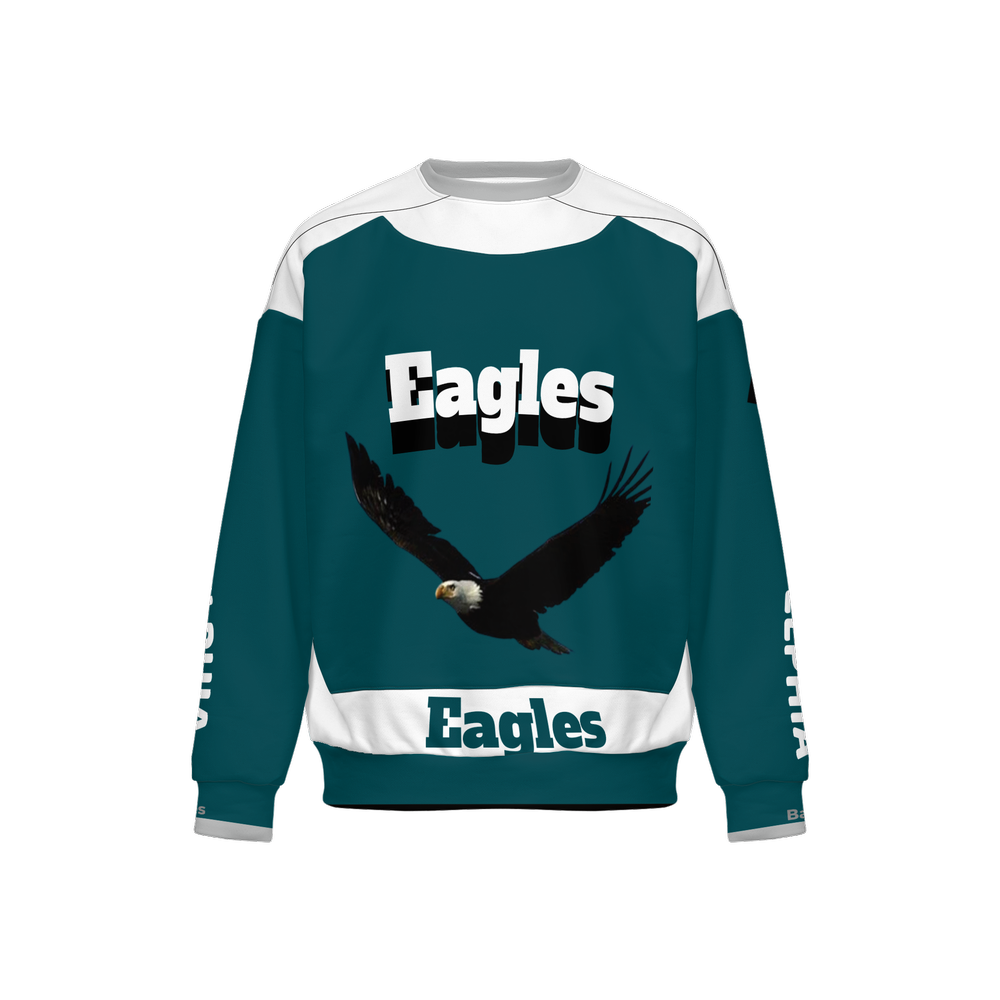 Bailees Eagles Relaxed Fit Sweatshirt with Front Patch