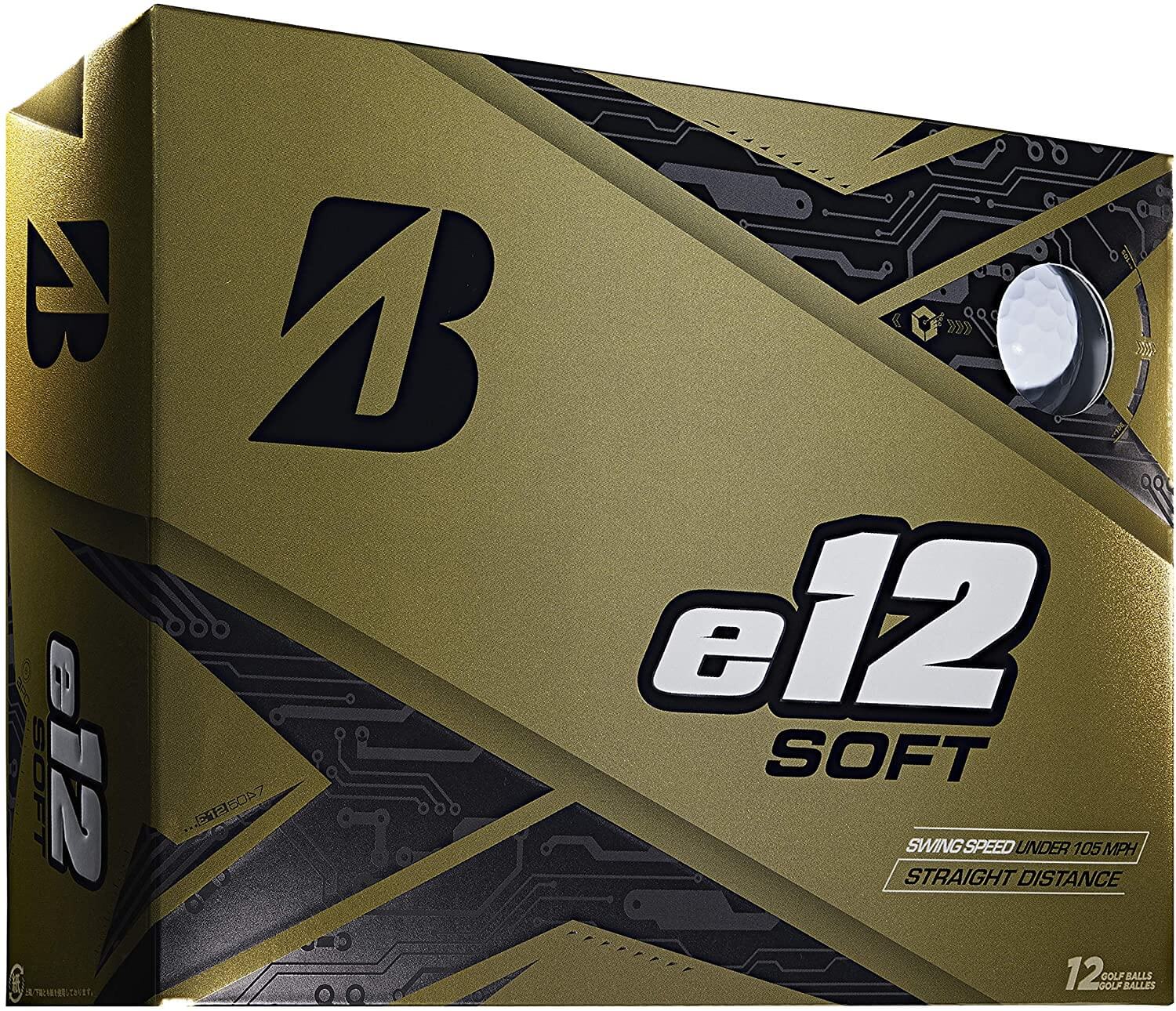 Bridgestone Golf e12 Soft Balls Matte One Dozen