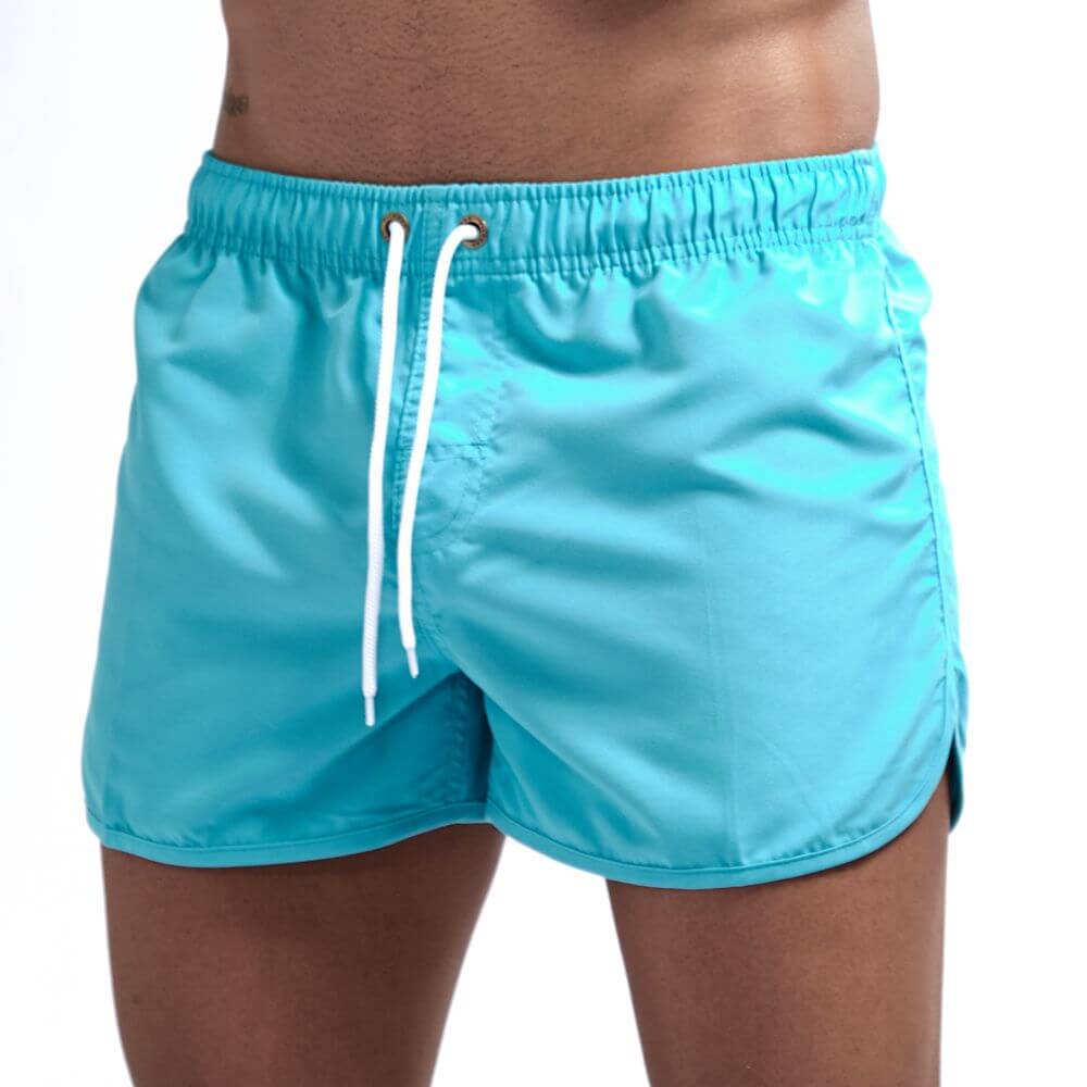 JOCKMAIL Mens Swimwear Swim Shorts Trunks Beach Board Shorts Swimming Pants Swimsuits Mens Running Sports Surffing shorts