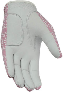 Women Golf Gloves Soft Fit Cabretta Leather Lycra Back Pink Ladies Glove Left Hand S - Walmart.com - Walmart.com
