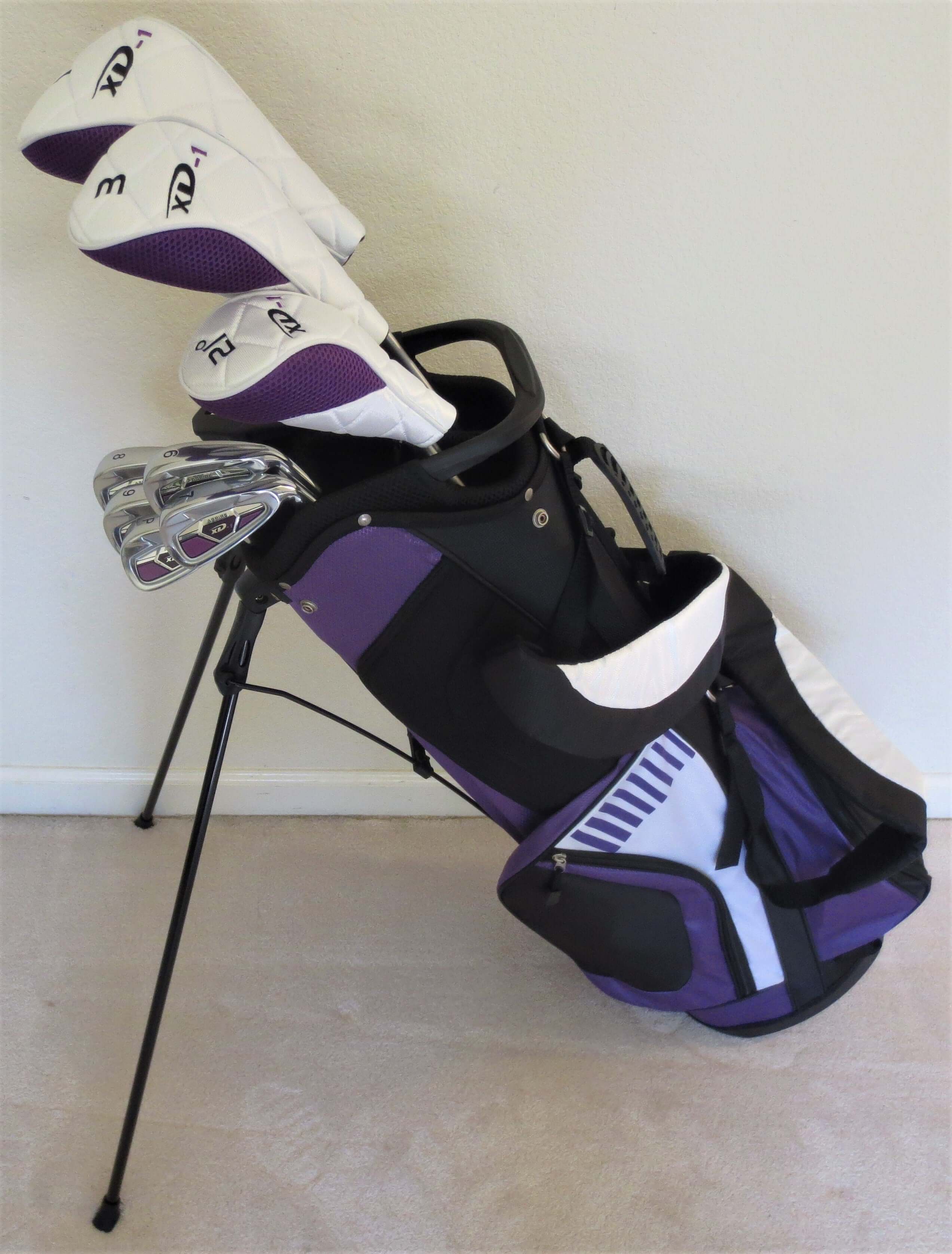 Aspire XD1 Womens Complete Right Handed Golf Club Package Set - 3 Color Options &amp; 3 Sizes Available